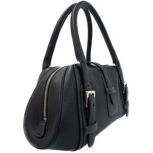Loewe Leather Senda Bag Handbag Black